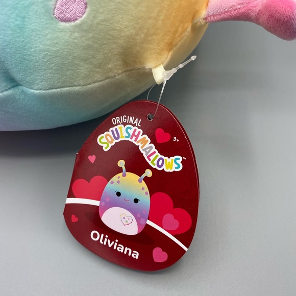 Squishmallows Oliviana Space Alien 8 Inch Valentines Plush Stuffed Toy 2023 Gift - Picture 3 of 3